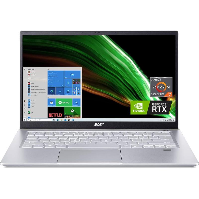 Acer Swift X SFX14-41G 14-inch AMD Ryzen 7 5800U 16GB 512GB Safari Gold - Excellent Pre-owned