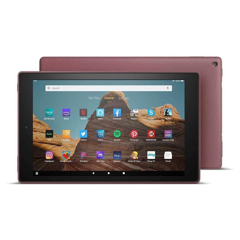Amazon Fire HD 10.1" Tablet 64GB Gen 9 (2019) Plum - Excellent - Pre-owned
