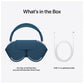Apple AirPods Max Lightning Charging Wireless Active Noise Cancellation Blue - Premium-Pre-owned