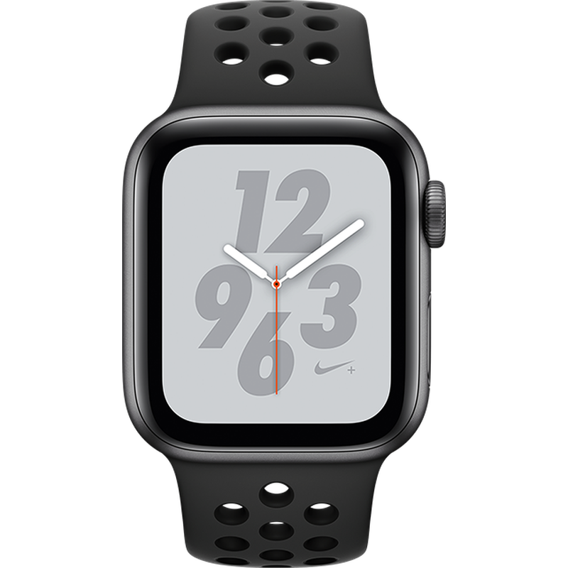 Apple Watch Nike+ Series 4 44MM Aluminium GPS Black - Good - Pre-owned