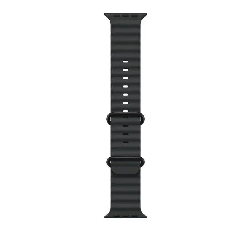 Apple Watch Original 49-mm Ocean Band One Size Black - Premium Refurbished