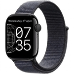 Apple Watch Series 10 42mm Aluminium GPS Jet Black with Ink Sport Loop (100% Battery) - Premium Pre-owned