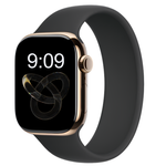 Apple Watch Series 10 42mm Titanium GPS + Cellular Gold with Black Sport Band - Premium Pre-owned