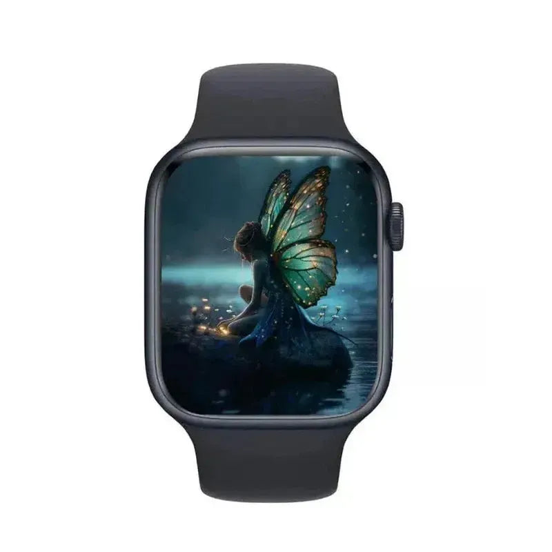 Apple Watch Series 7 41MM Aluminium GPS Black- Good Refurbished (New Battery)
