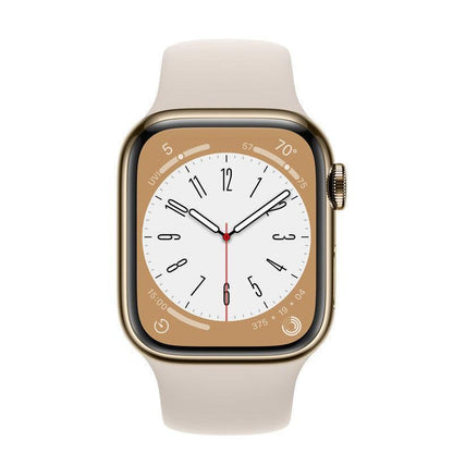 Apple Watch Series 8 45MM Stainless Steel GPS Gold - Excellent - Pre-owned