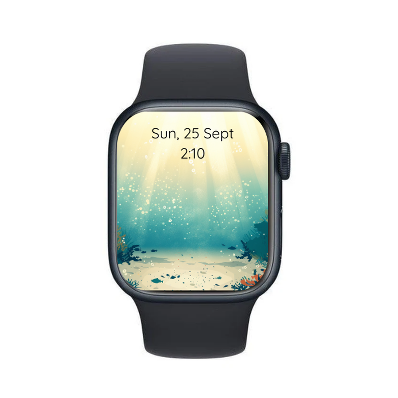 Apple Watch Series 9 45MM Aluminium GPS Midnight - Black Good Pre-owned