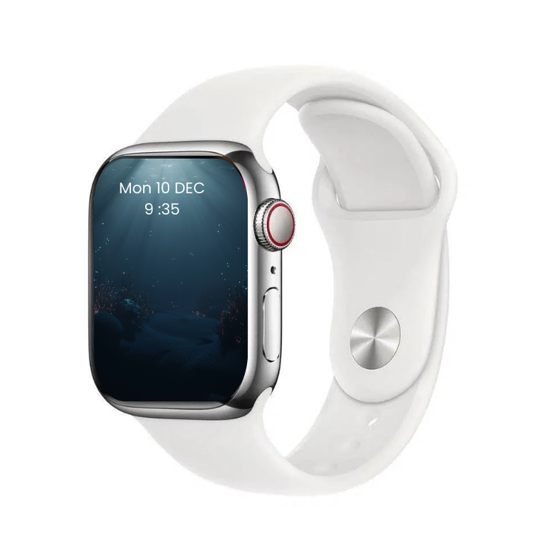 Apple Watch Series 9 45MM Stainless Steel GPS + Cellular Silver - Excellent Pre-owned