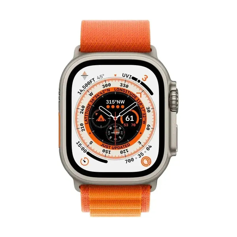 Apple Watch Ultra 2 Natural Titanium GPS + Cellular Alpine Loop Excellent - Pre-owned