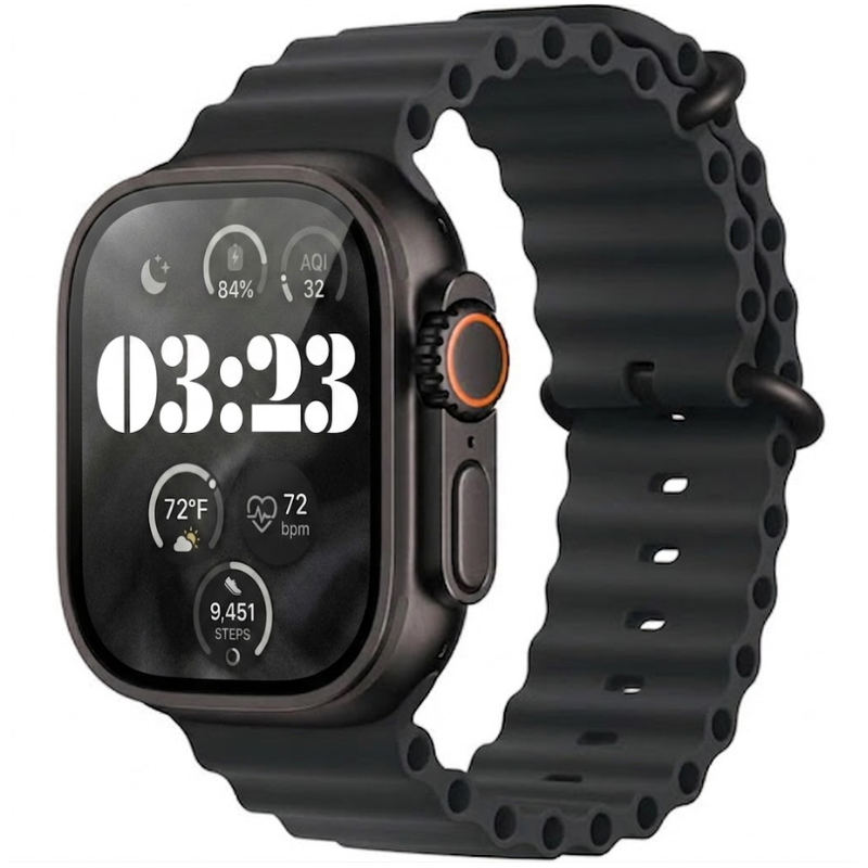 Apple Watch Ultra 3 49MM Black Titanium GPS + Cellular Ocean Band - Open Box
