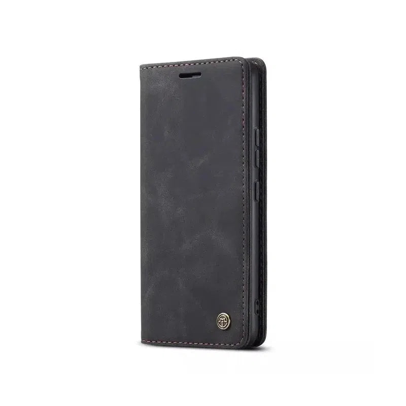 Caseme Magnetic Flip PU Leather Wallet Case for iPhone 11 Pro - Black