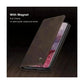 Caseme Magnetic Flip PU Leather Wallet Case for iPhone XS Max - Brown