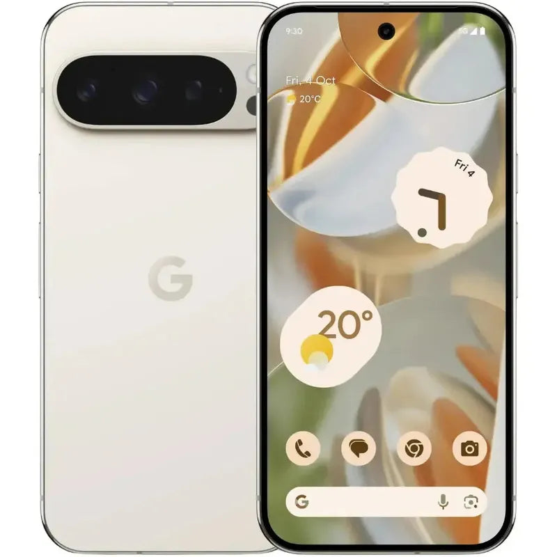 Google Pixel 9 Pro 16GB 128GB Porcelain (100% Battery) Excellent - Pre-owned