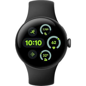 Google Pixel Watch 3 45MM Bluetooth + LTE Black - Good Pre-owned