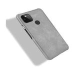Hard Leather Case for Google Pixel 5 - Grey
