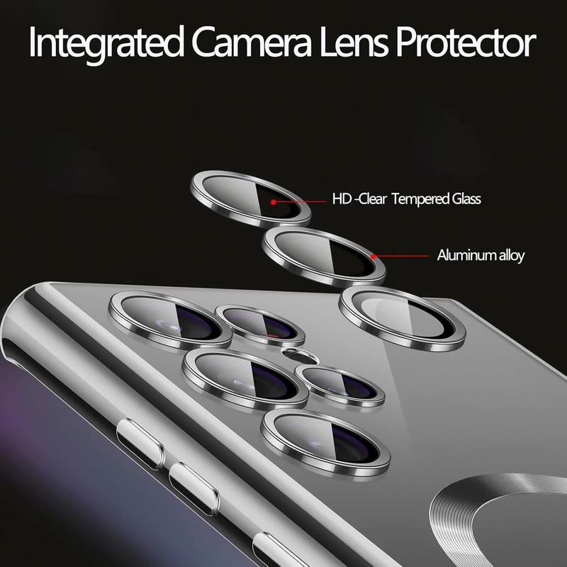 KingLink Luxury MagSafe Case Silver – For Samsung S25 Ultra