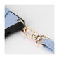 Leather Back Phone Case with Strap for iPhone 14 Pro - Beige