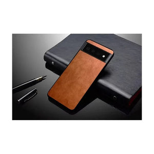 Leather Soft Case for - Google Pixel 6A Tan