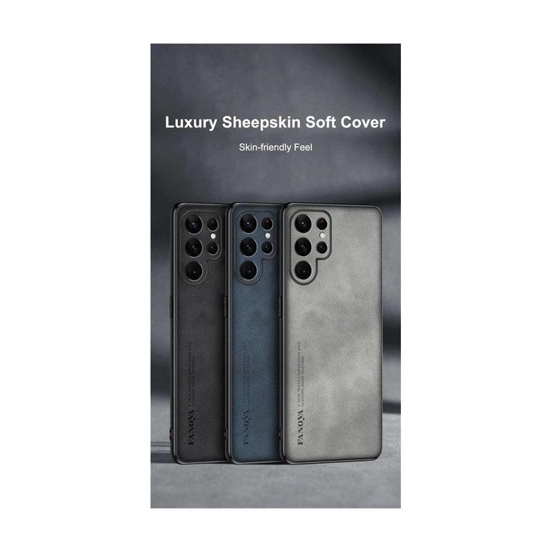 Leather Soft Phone Case For Samsung Galaxy Note 20 - Navy Blue