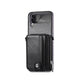 Leather Wallet and Mobile Phone Case for Samsung Z Flip 3 - Black