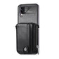 Leather Wallet and Mobile Phone Case for Samsung Z Flip 4 - Black