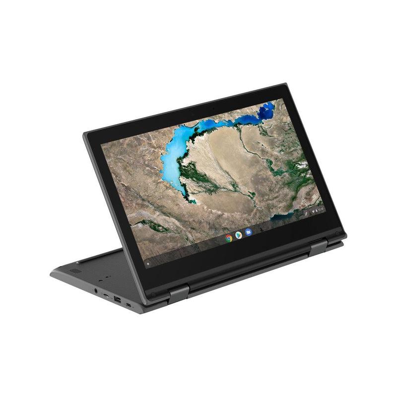 Lenovo Chromebook 11" 300e 2nd Gen 4GB 32GB Touch Screen Black Skinned – Good Pre-owned