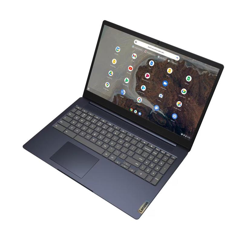 Lenovo Chromebook 15 IdeaPad Slim 3i 4GB 128GB (100% Battery) Abyss Blue - Excellent - Pre-owned