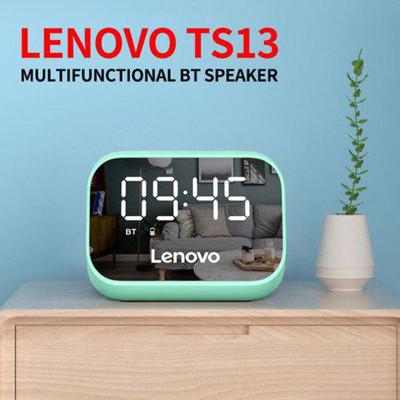 Lenovo ThinkPlus TS13 Multi-functional Wireless Bluetooth Speaker with Alarm Clock - Green