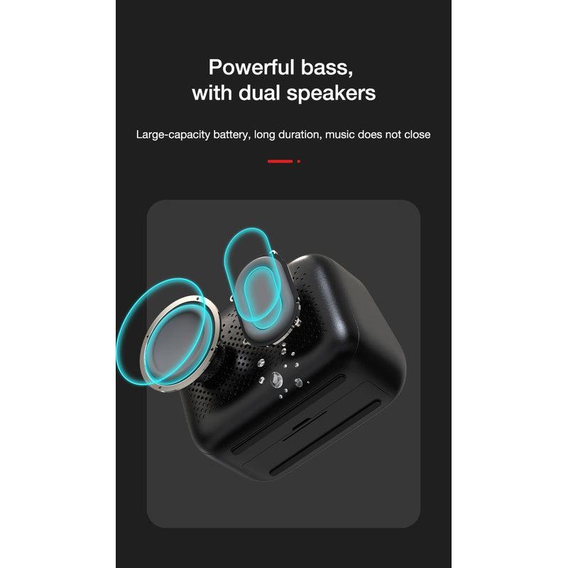 Lenovo ThinkPlus TS13 Multi-functional Wireless Bluetooth Speaker with Alarm Clock - Green