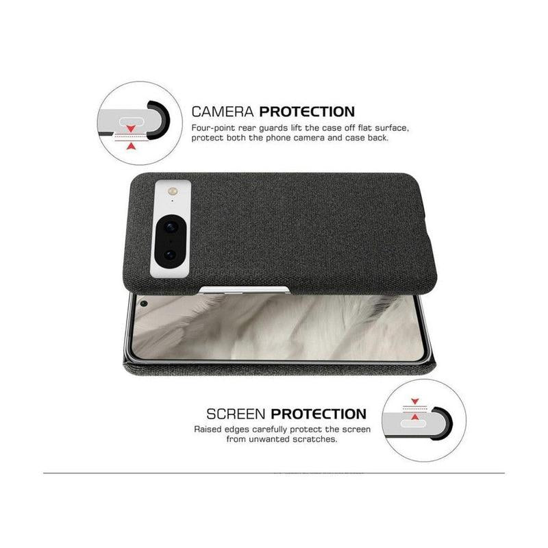 Luxury Textured Back Case for Google Pixel 6 Pro - Black