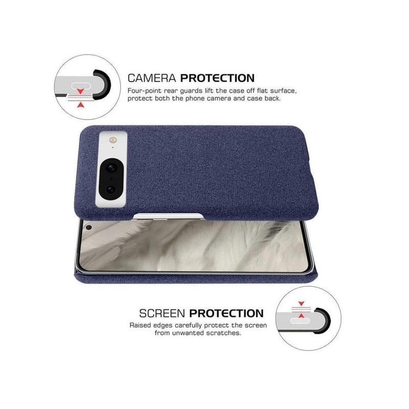 Luxury Textured Back Case for Google Pixel 6A - Blue