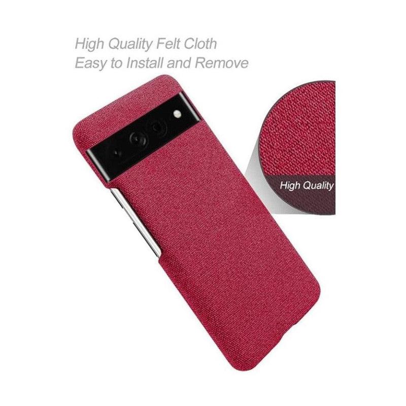 Luxury Textured Back Case for Google Pixel 6A - Red