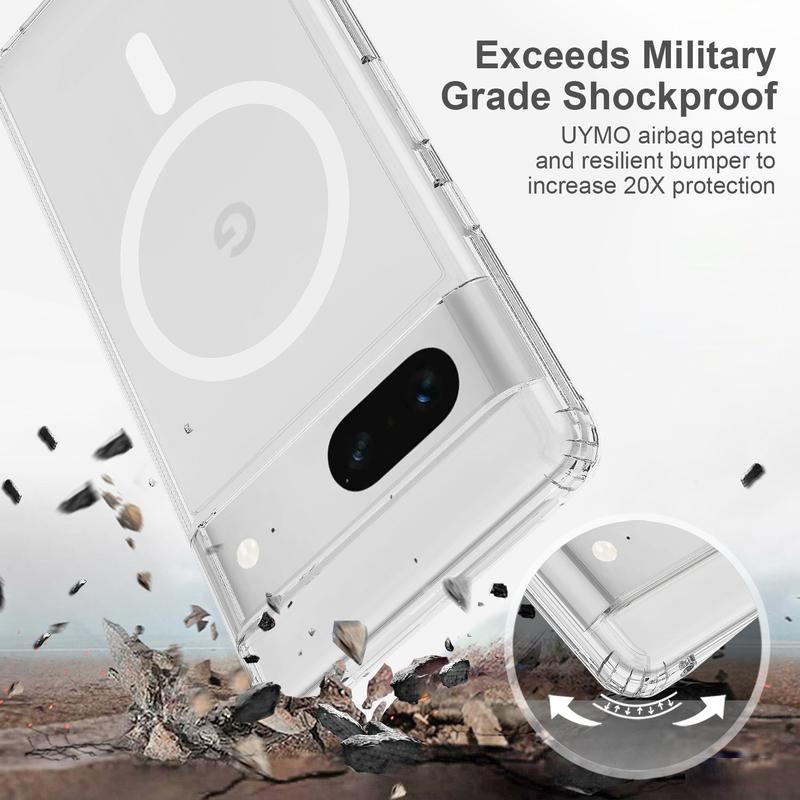 MagSafe Compatible Clear Case for Google Pixel 8a
