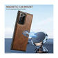 Magnetic Card Slots PU Leather Case for Samsung Galaxy Note 20 Ultra - Blue