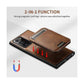 Magnetic Card Slots PU Leather Case for Samsung Galaxy Note 20 Ultra - Brown