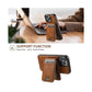 Magnetic Card Slots PU Leather Case for iPhone 15 - Blue