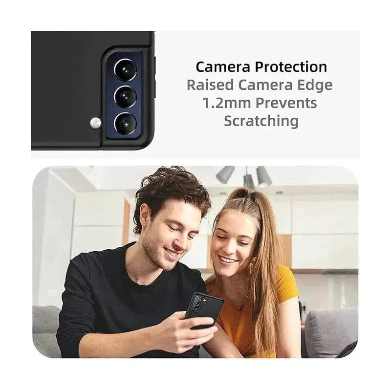 Matte Silicone Soft TPU case For Samsung Galaxy A53 - Black