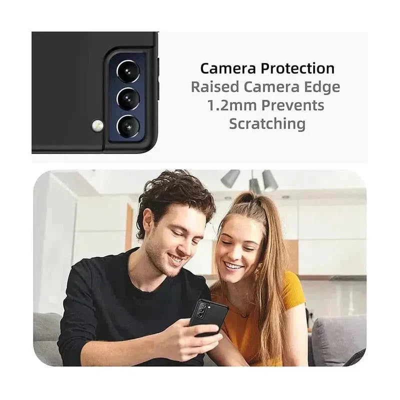 Matte Silicone Soft TPU case For Samsung Galaxy S20 - Black