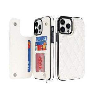 Multifunctional Wallet Mobile Phone Case for Apple iPhone 7 Plus / 8 Plus- White