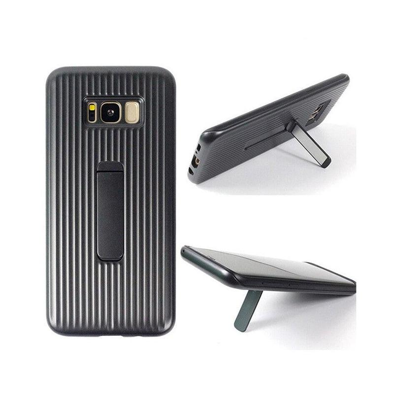 Rugged Mobile Phone Stand Case for S10 Plus Metallic Grey