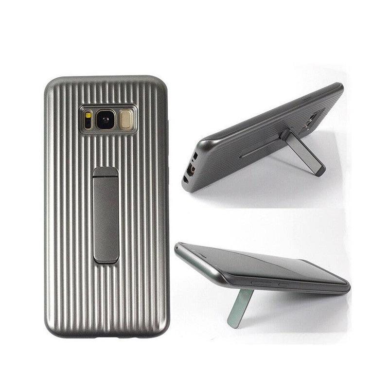 Rugged Mobile Phone Stand Case for S9+ Silver
