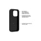 Rugged Shockproof Heavy Duty Case for iPhone 13 / 14 / 15 - Black