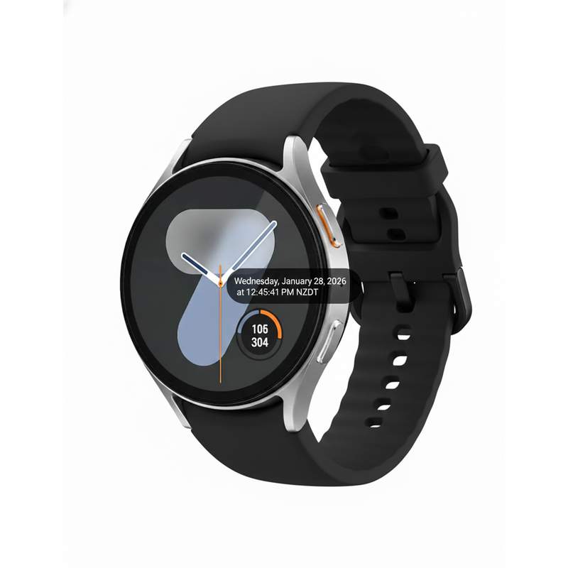 Samsung Galaxy Watch 7 44mm Aluminium Bluetooth LTE Silver-Black - Premium Pre-owned