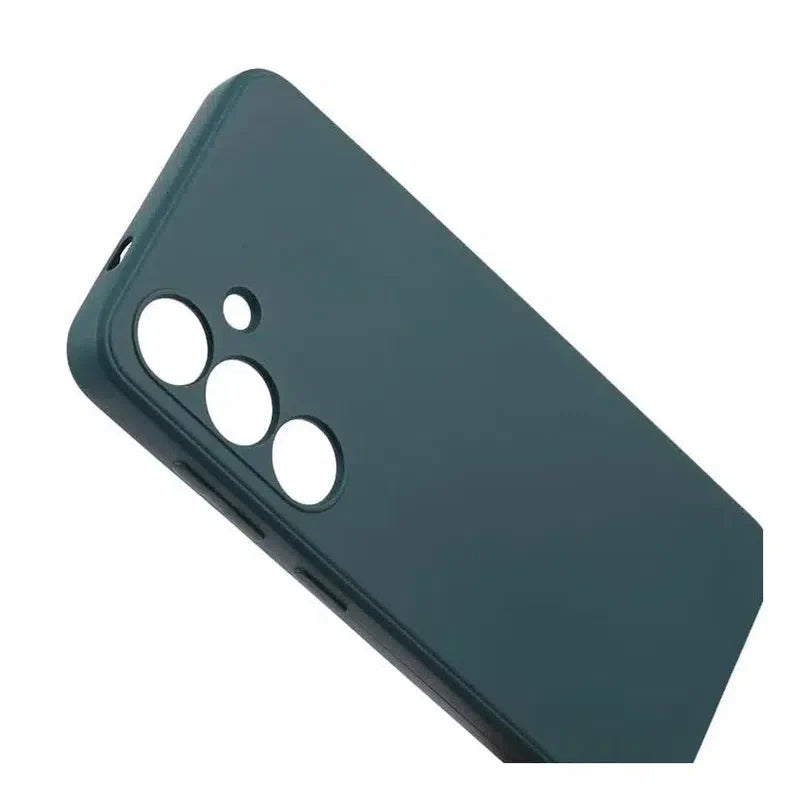 Silicone Cushion Case for Samsung Galaxy S23 Ultra - Green