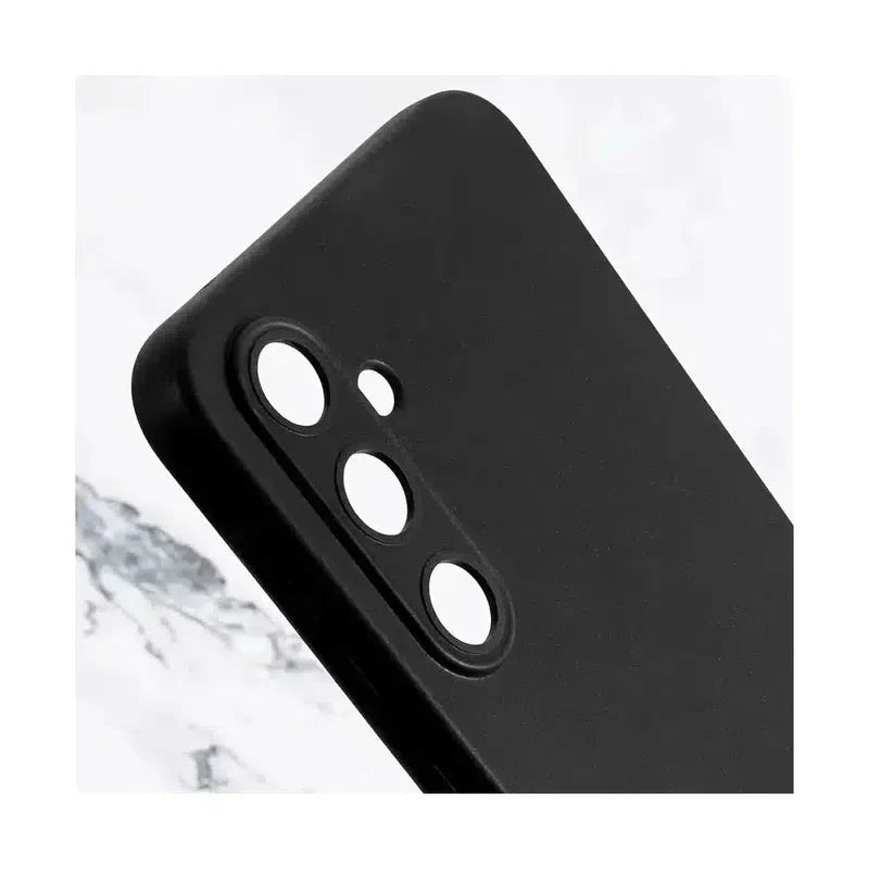 Silicone Cushion Case for Samsung Galaxy S24 Plus - Black