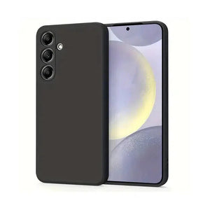Silicone Cushion Case for Samsung Galaxy S24 Plus - Black