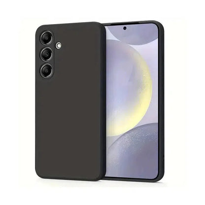 Silicone Cushion Case for Samsung Galaxy S24 Plus - Black