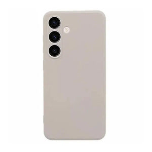 Silicone Cushion Case for Samsung Galaxy S24 Plus - Cream