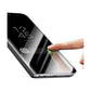 Smart Mirror Flipping Mobile Phone Case for Samsung Galaxy S10e - Black