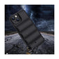 Soft Puffer Jacket Style Mobile Phone Case for iPhone 7 Plus - Black