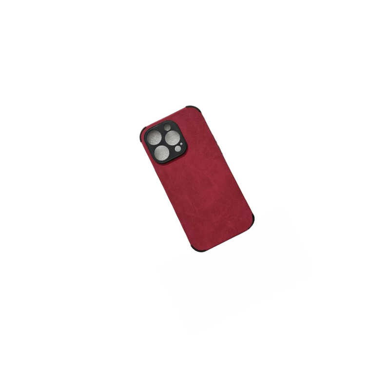Soft TPU Suede Phone Case Cherry - For iPhone 14 Pro Max